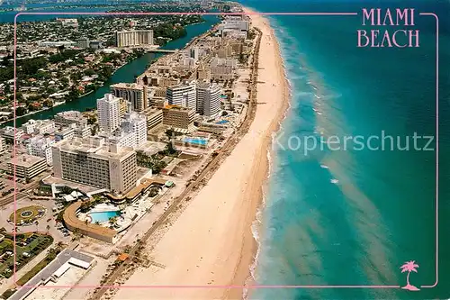 AK / Ansichtskarte Miami_Beach Fliegeraufnahme beaches and boardwolk 