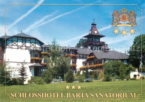 AK / Ansichtskarte Marianske_Lazne Schlosshotel Barta Sanatorium Marianske_Lazne