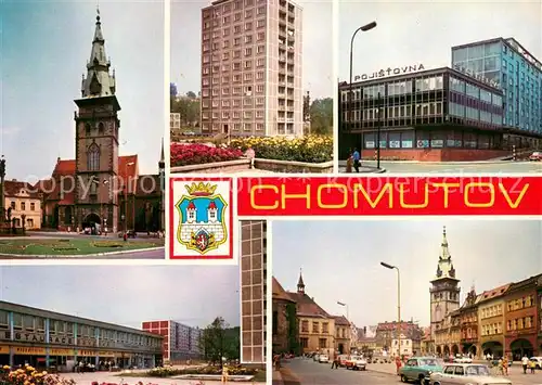 AK / Ansichtskarte Chomutov_CZ Teilansichten 