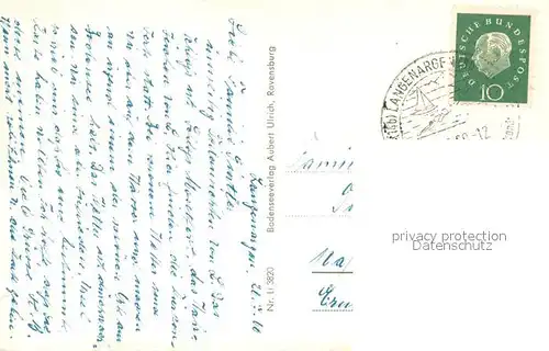 AK / Ansichtskarte Langenargen_Bodensee Teilansichten Fliegeraufnahmen Hafenpartie Langenargen Bodensee