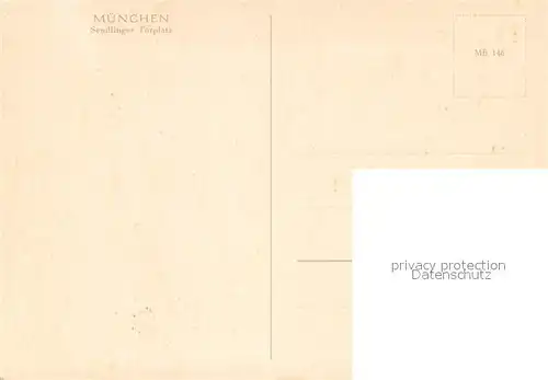 AK / Ansichtskarte Muenchen Sendlinger Torplatz Muenchen