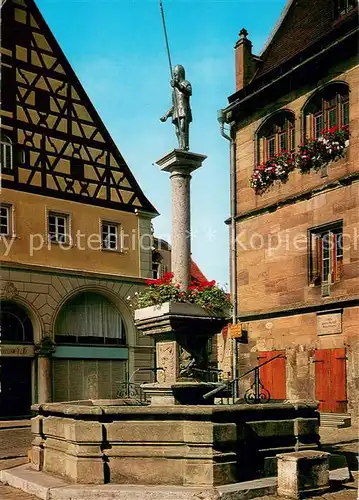 AK / Ansichtskarte Weissenburg__Bayern Schweppermann Brunnen 