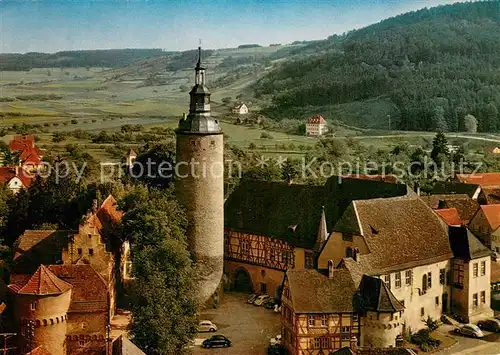 AK / Ansichtskarte Tauberbischofsheim Panorama mit Schloss Tauberbischofsheim