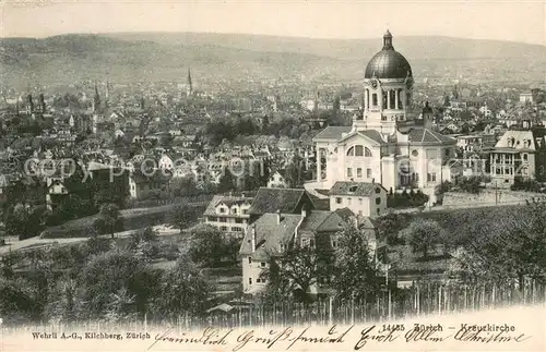 AK / Ansichtskarte Kilchberg__ZH Kreuzkirche 