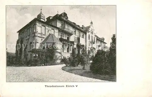 AK / Ansichtskarte Zuerich_ZH Theodosianum Zuerich V Zuerich_ZH