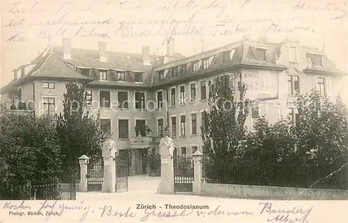 AK / Ansichtskarte Zuerich_ZH Theodosianum Zuerich_ZH