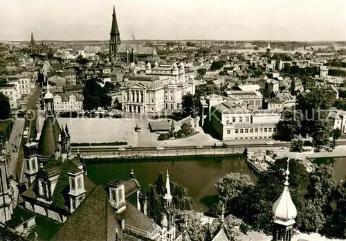 AK / Ansichtskarte Schwerin__Mecklenburg Blick auf d. Stadt 