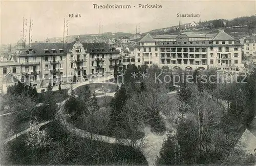 AK / Ansichtskarte Zuerich_ZH Theodosianum Prakseite Klinik Sanatorium Zuerich_ZH