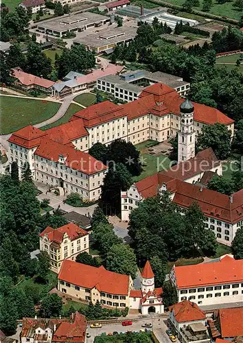 AK / Ansichtskarte Bad_Schussenried Fliegeraufnahme ehem. Praemonstratenserstift Bad_Schussenried