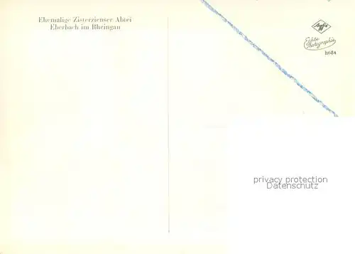 AK / Ansichtskarte Eberbach_Rheingau Fliegeraufnahme ehem. Zisterzienser Abtei Eberbach Rheingau