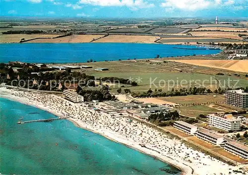 AK / Ansichtskarte Grossenbrode_Ostseebad Fliegeraufnahme Appart Hotel Miramar Grossenbrode_Ostseebad