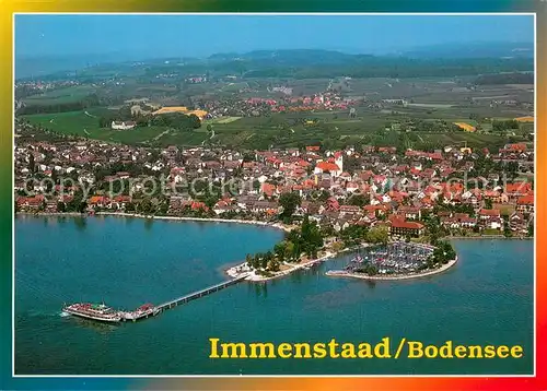 AK / Ansichtskarte Immenstaad_Bodensee Fliegeraufnahme Immenstaad_Bodensee