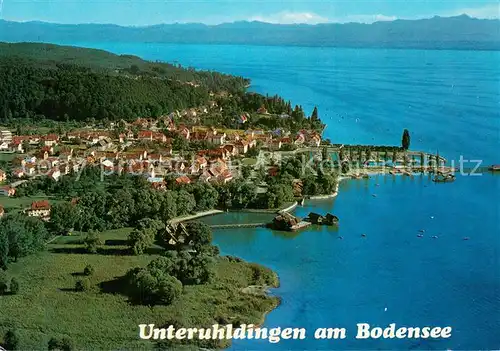 AK / Ansichtskarte Unteruhldingen_Bodensee Fliegeraufnahme Panorama 