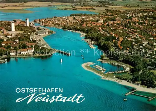 AK / Ansichtskarte Neustadt_Holstein Fliegeraufnahme Panorama Neustadt_Holstein