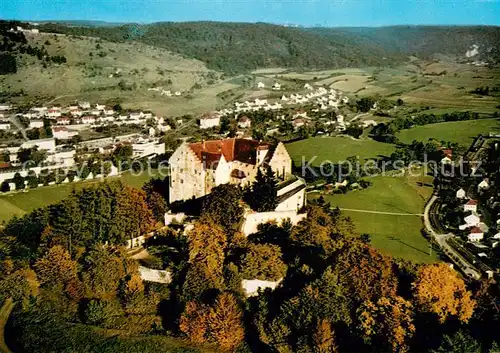 AK / Ansichtskarte Riedenburg_Altmuehltal Fliegeraufnahme Rosenburg Alte Minnesaengerburg Riedenburg Altmuehltal