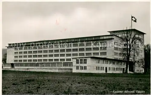 AK / Ansichtskarte Luzern__LU Kaserne Allmend  