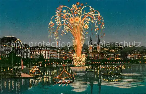 AK / Ansichtskarte Luzern__LU Seenachtfest 