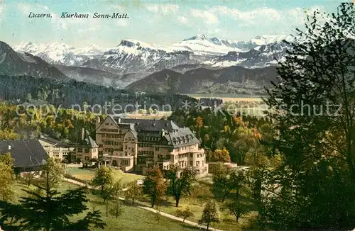 AK / Ansichtskarte Luzern__LU Kurhaus Sonn Matt 