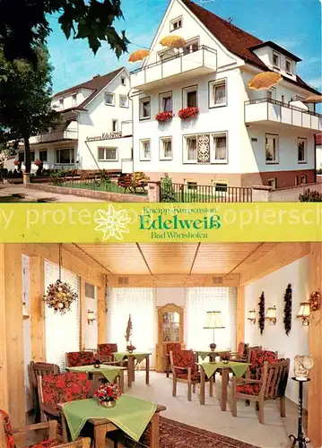AK / Ansichtskarte Bad_Woerishofen Kneipp Kurpension Edelweiss Gaststube Bad_Woerishofen