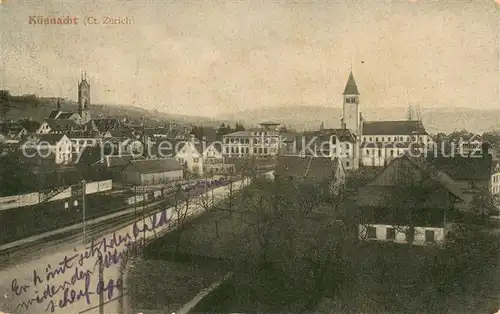 AK / Ansichtskarte Kuesnacht_Zuerichsee Teilansicht Kuesnacht Zuerichsee