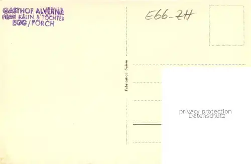 AK / Ansichtskarte Egg_ZH Wallfahrtskirche St. Antonius u. Gasthof Erholungsheim Alverna Egg_ZH