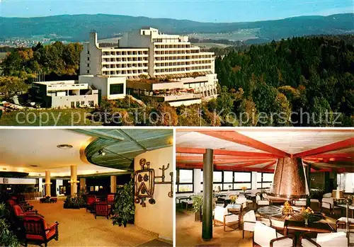 AK / Ansichtskarte Freyung Klinik Wolfenstein Eingangshalle Aufenthaltsraum Panorama Freyung