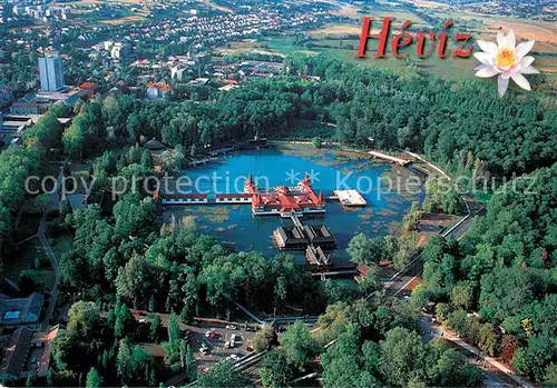 AK / Ansichtskarte Heviz Fliegeraufnahme Heviz