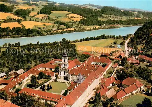 AK / Ansichtskarte Wilhering Zisterzienserabtei Fliegeraufnahme Wilhering