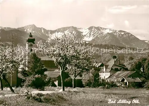 AK / Ansichtskarte Bad_Aibling Panorama Kirche Bad_Aibling