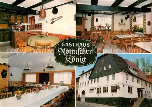 AK / Ansichtskarte Wallduern Gasthaus Roemischer Koenig Gastraeume Theke Wallduern