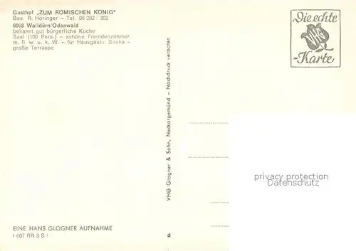 AK / Ansichtskarte Wallduern Gasthaus Roemischer Koenig Gastraeume Theke Wallduern