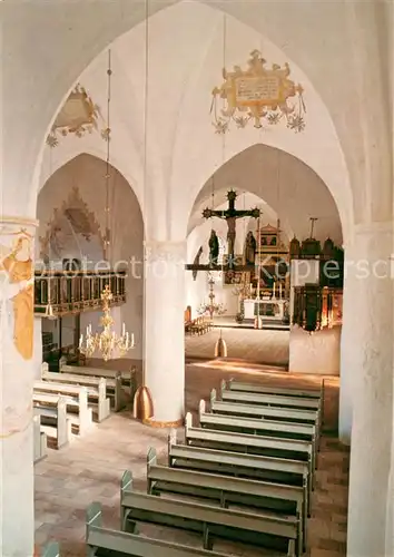 AK / Ansichtskarte Garding St Christians Kirche Inneres Garding