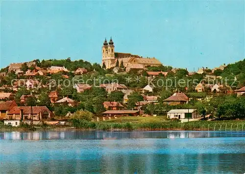 AK / Ansichtskarte Tihany_HU Panorama Innerteich 