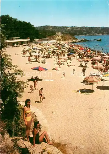 AK / Ansichtskarte Varna_Warna_Bulgaria Strandpartie 