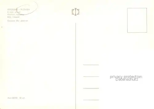 AK / Ansichtskarte Plovdiv Alte Haeuser Plovdiv