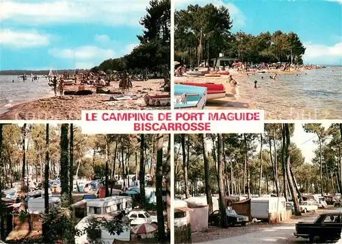 AK / Ansichtskarte Biscarrosse_Landes Camping de Port Maguide Strandpartien Biscarrosse_Landes