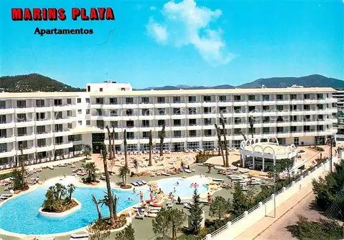 AK / Ansichtskarte Cala_Millor_Mallorca Marins Playa Apartamentos Pool Cala_Millor_Mallorca