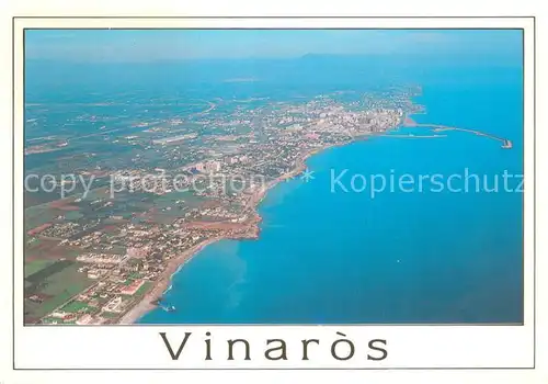 AK / Ansichtskarte Vinaros Fliegeraufnahme Vinaros