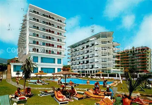 AK / Ansichtskarte Torremolinos_ES Zona Residencial de Montemar Pool 