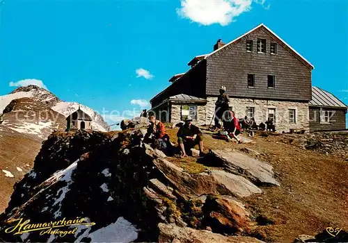 AK / Ansichtskarte Hannoverhaus_2722m_Ankogelgruppe_AT mit Arnold Mausoleum 