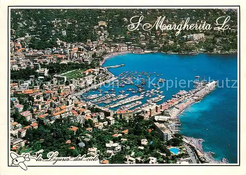 AK / Ansichtskarte Santa_Margherita_Ligure_IT Panorama aereo 