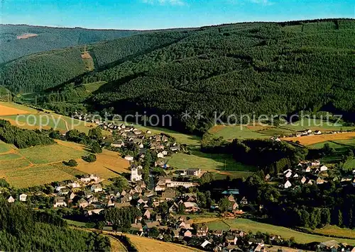 AK / Ansichtskarte Fleckenberg Fliegeraufnahme Fleckenberg