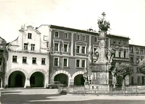 AK / Ansichtskarte Ladek_Zdroj Rynek kamieniczki z podcieniami Ladek Zdroj