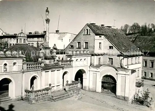 AK / Ansichtskarte Wambierzyce_Albendorf_PL Fragment przed Bazylika 