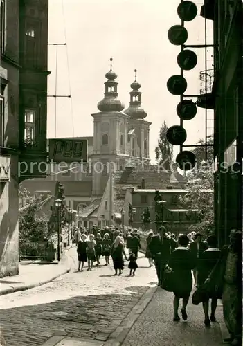 AK / Ansichtskarte Klodzko_Glatz_PL Most gotycki w glebi kosciol franciszkanow 