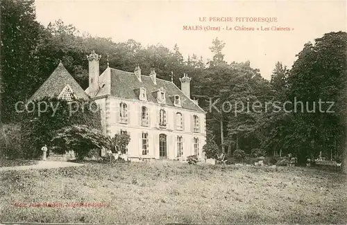 AK / Ansichtskarte Males_Male_61_Orne Le Chateau Les Clairets 