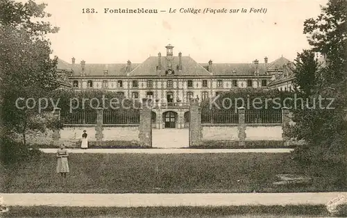 AK / Ansichtskarte Fontainebleau_77_Seine_et_Marne Le College 