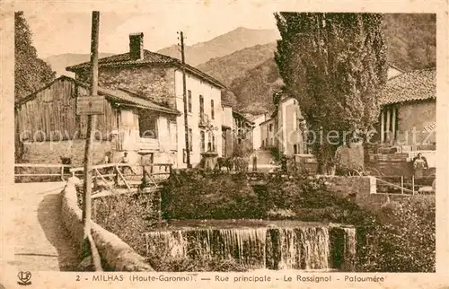 AK / Ansichtskarte Milhas_31 Rue principale   Le Rossignol 
