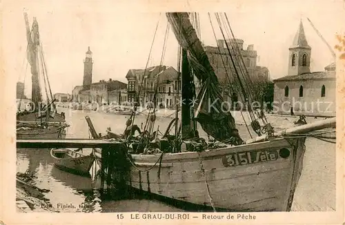 AK / Ansichtskarte Le_Grau du Roi_30_Gard Retour de Peche 