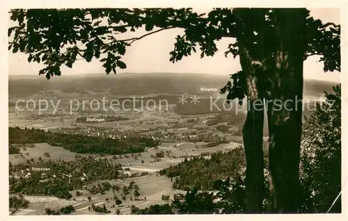 AK / Ansichtskarte Boppelsen_ZH Aussicht Wuerenlos u. Boppelsen 